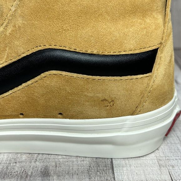 Vans Women's SK8 HI XL Nubuck Honey Gold Sneakers Skate Shoes Size 6 VN0A5KRYZV4 - Picture 11 of 14